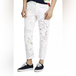 Men’s Ralph Lauren G.I. Denim Capri Pants.   38 Waist.